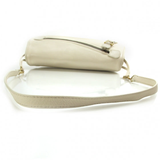 FASHIONPHILE SALVATOREFERRAGAMOLeatherTasselShoulderBagIvory 6 of 10