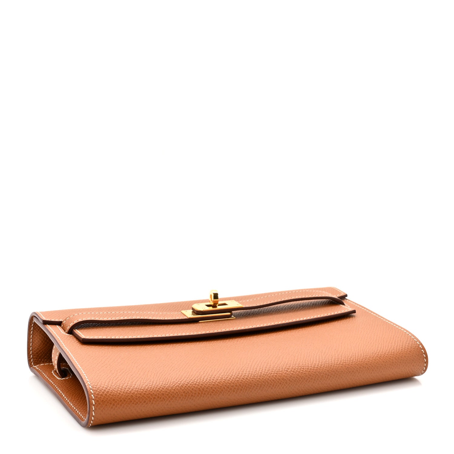 Hermes Epsom Kelly Wallet To Go Gold 4 of 11