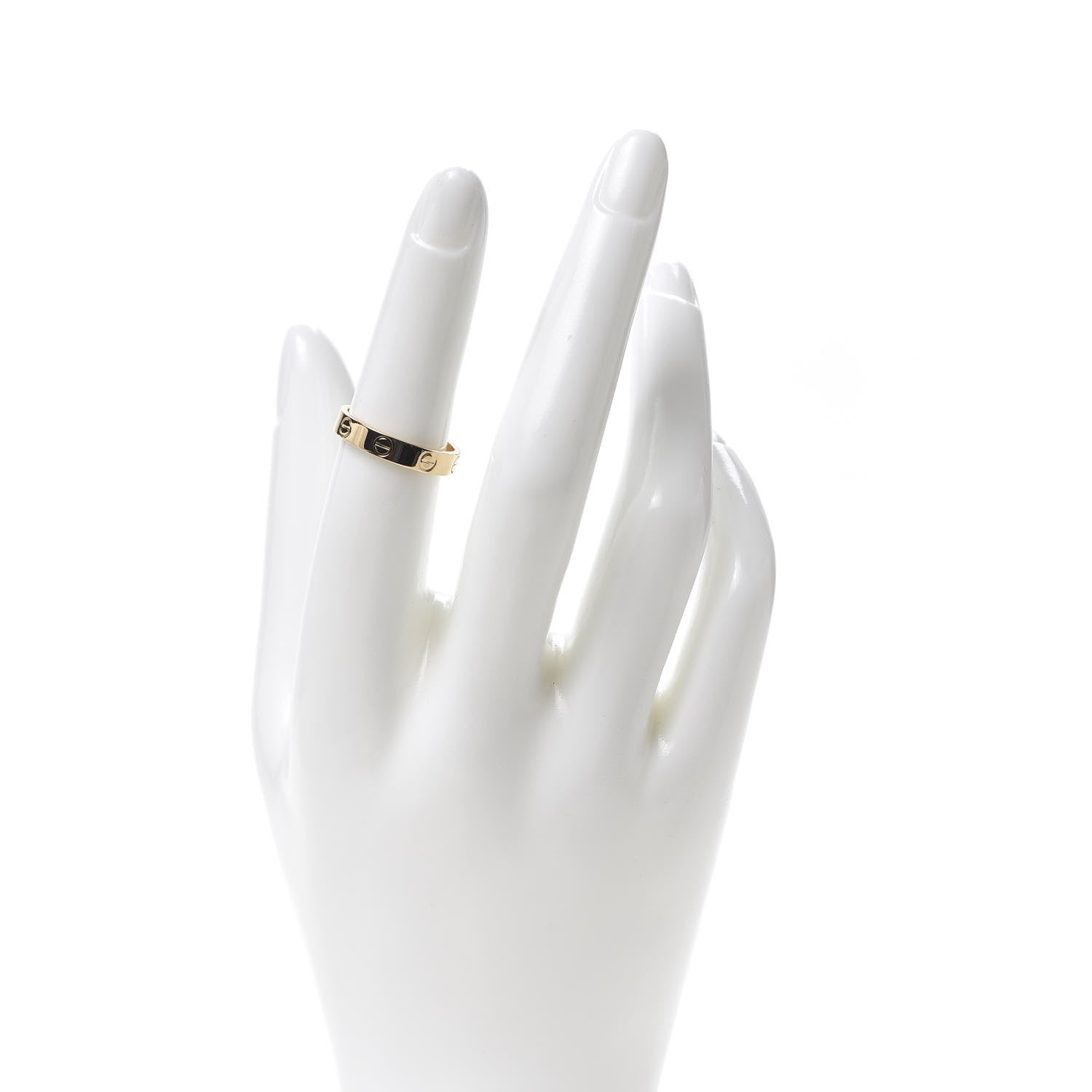 Cartier 18K Yellow Gold 3.5mm LOVE Wedding Band Ring 52 6 2 of 4