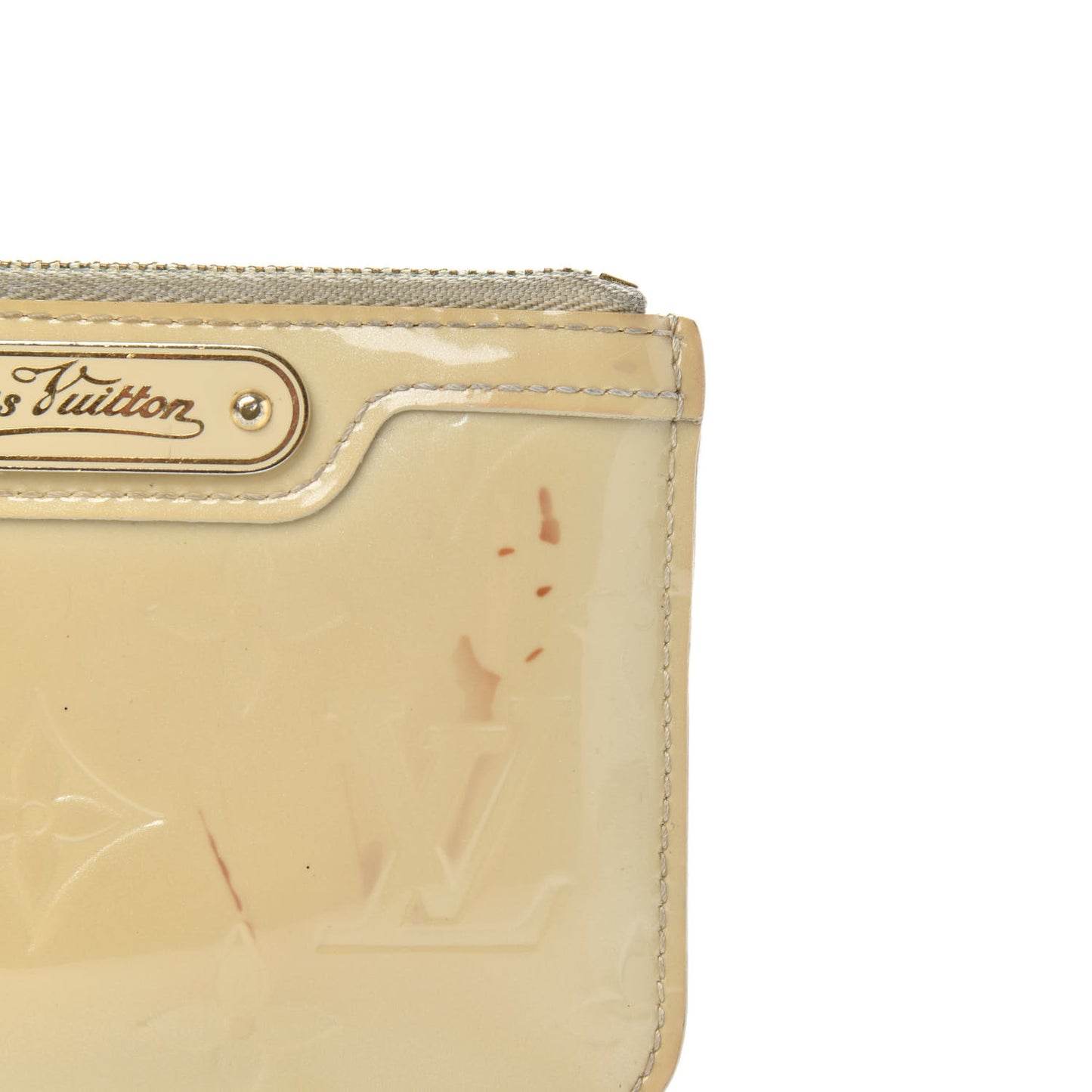 Vernis Key Pouch Blanc Corail