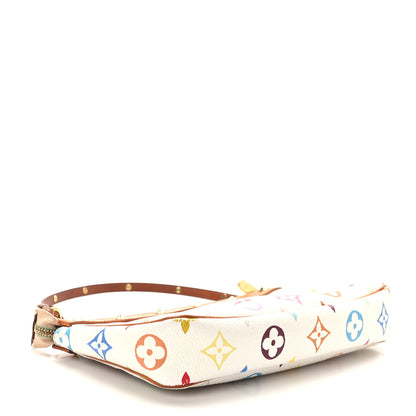Louis Vuitton Monogram Multicolor Pochette Accessories White 4 of 10
