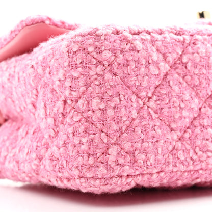 Chanel Tweed Quilted Mini Rectangular Flap Pink 8 of 10