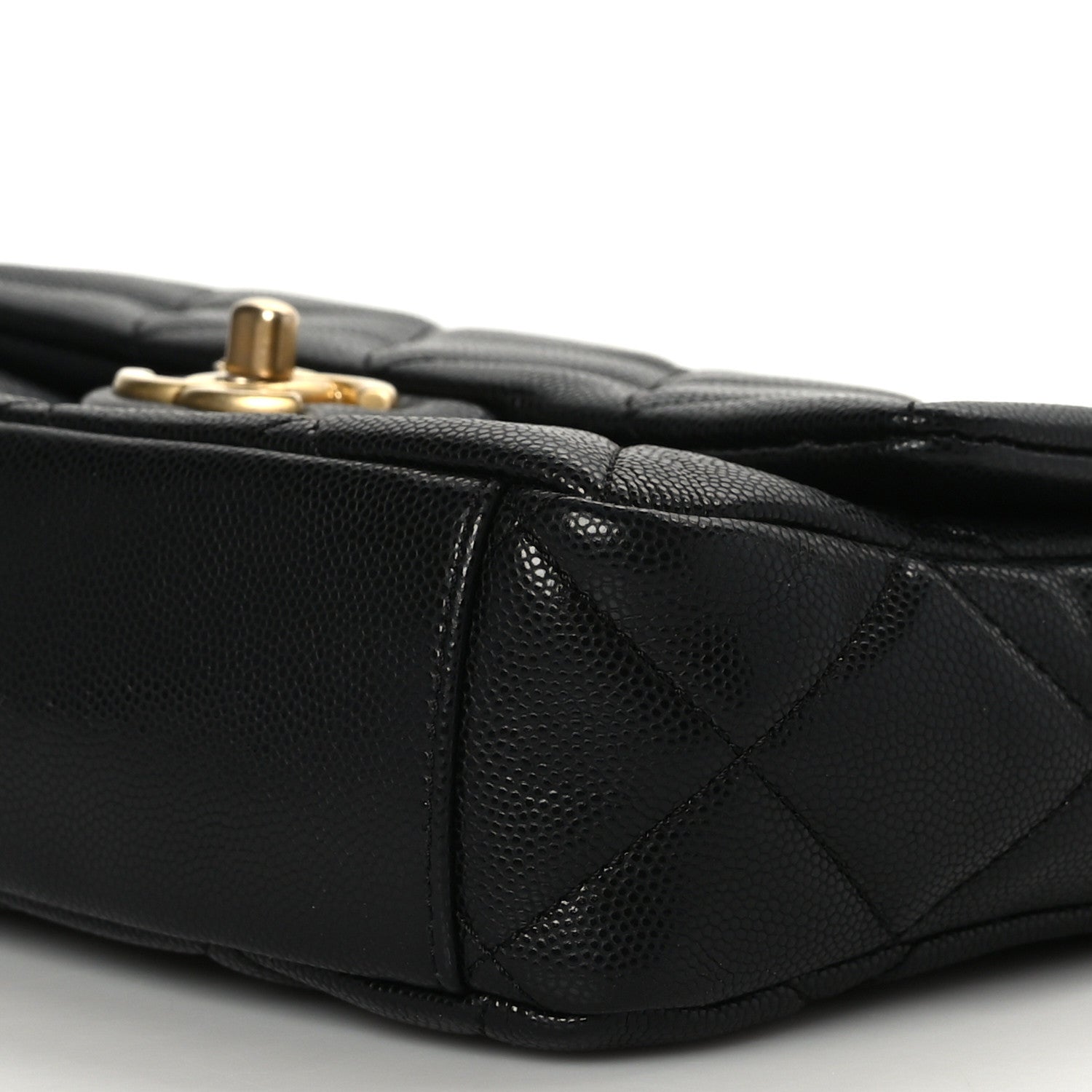 Chanel Caviar Quilted Small Twist Your Buttons Flap Black 9 of 9