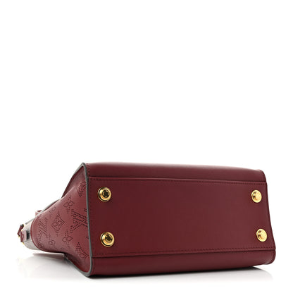 Louis Vuitton Calfskin Karung Snakeskin Mahina On My Side PM  Griotte Red 4 of 10