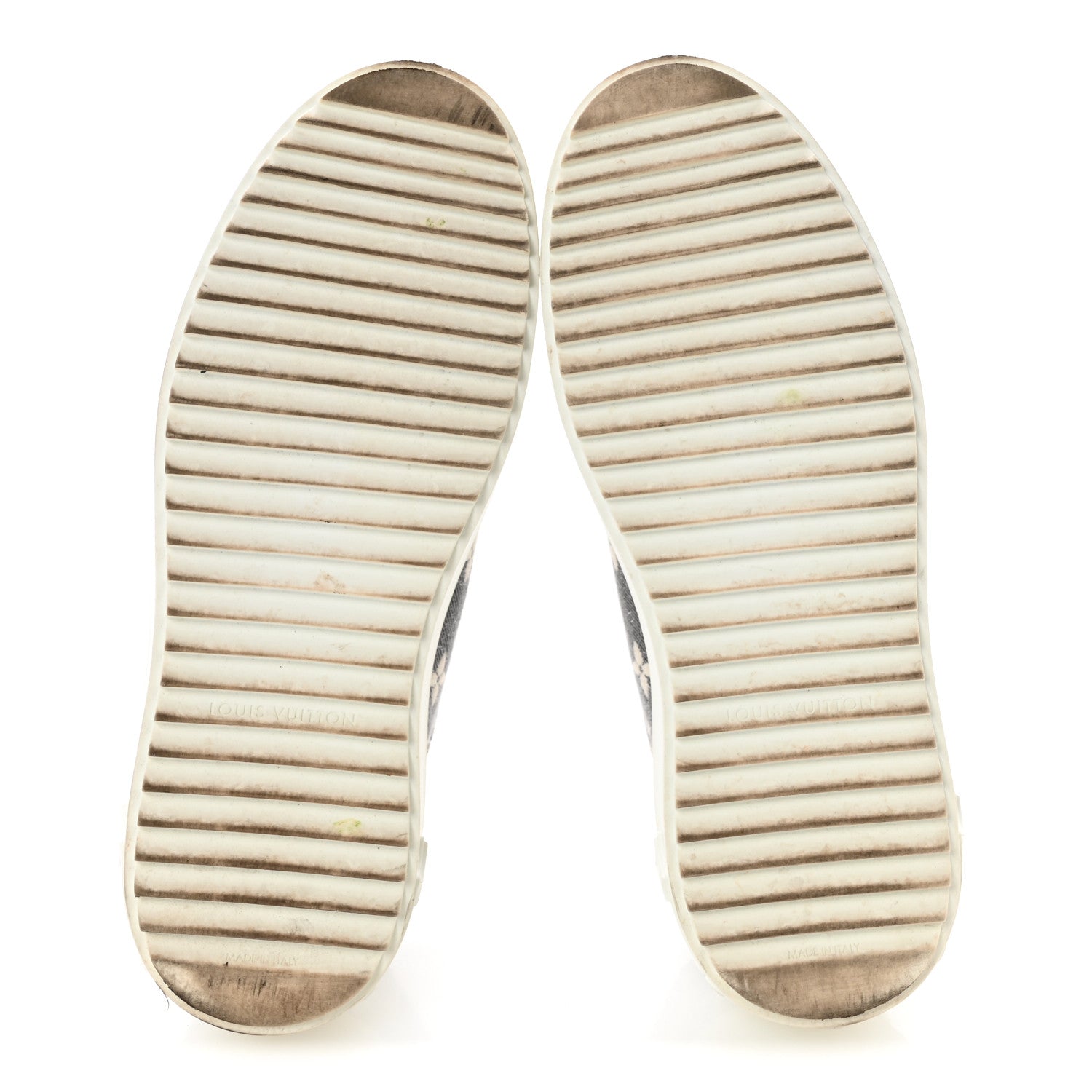 Louis Vuitton Denim Monogram Time Out Sneakers 38 6 of 10