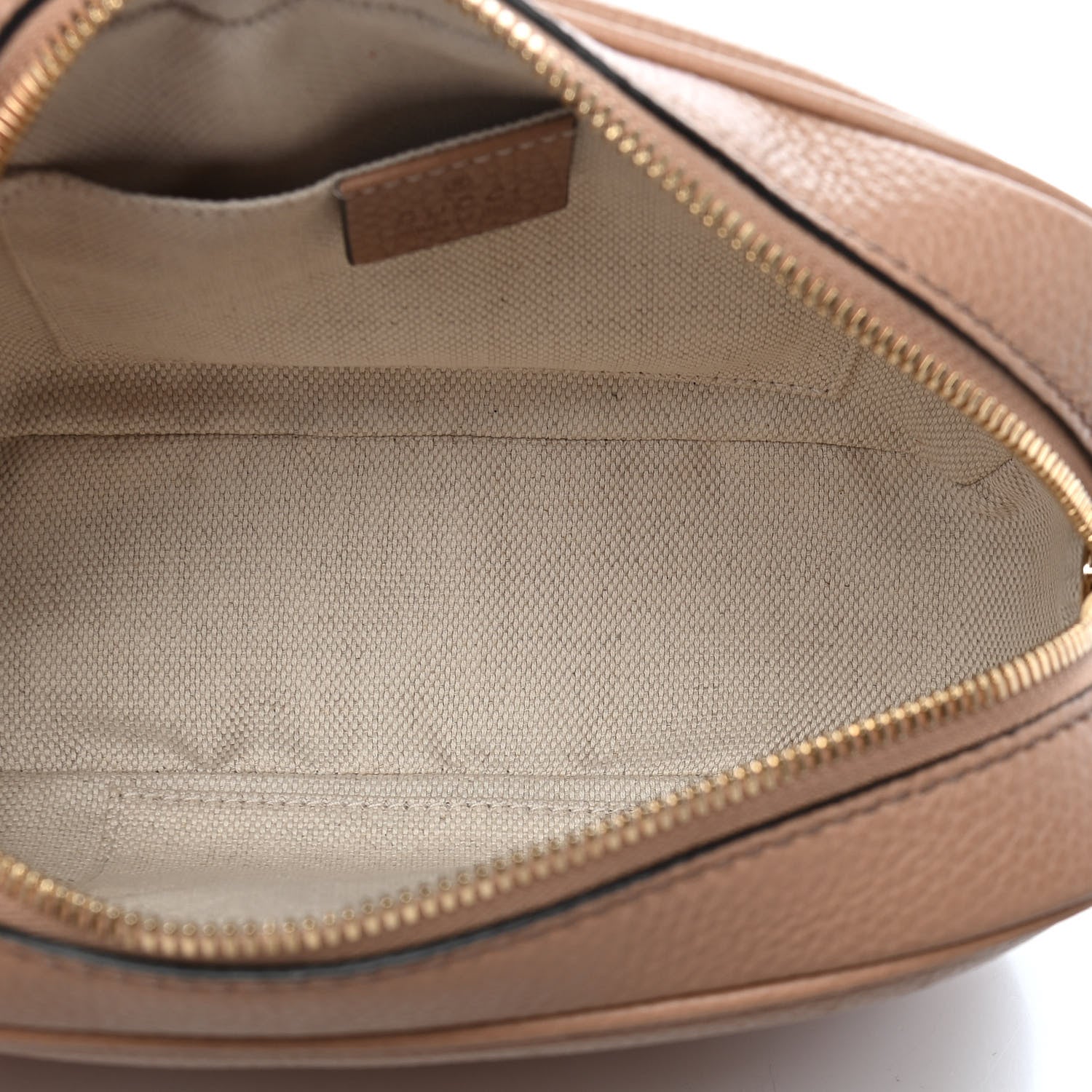 Gucci Pebbled Calfskin Small Soho Disco Bag Camelia 5 of 10