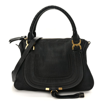 Chloe Calfskin Medium Marcie Satchel Black 1 of 8