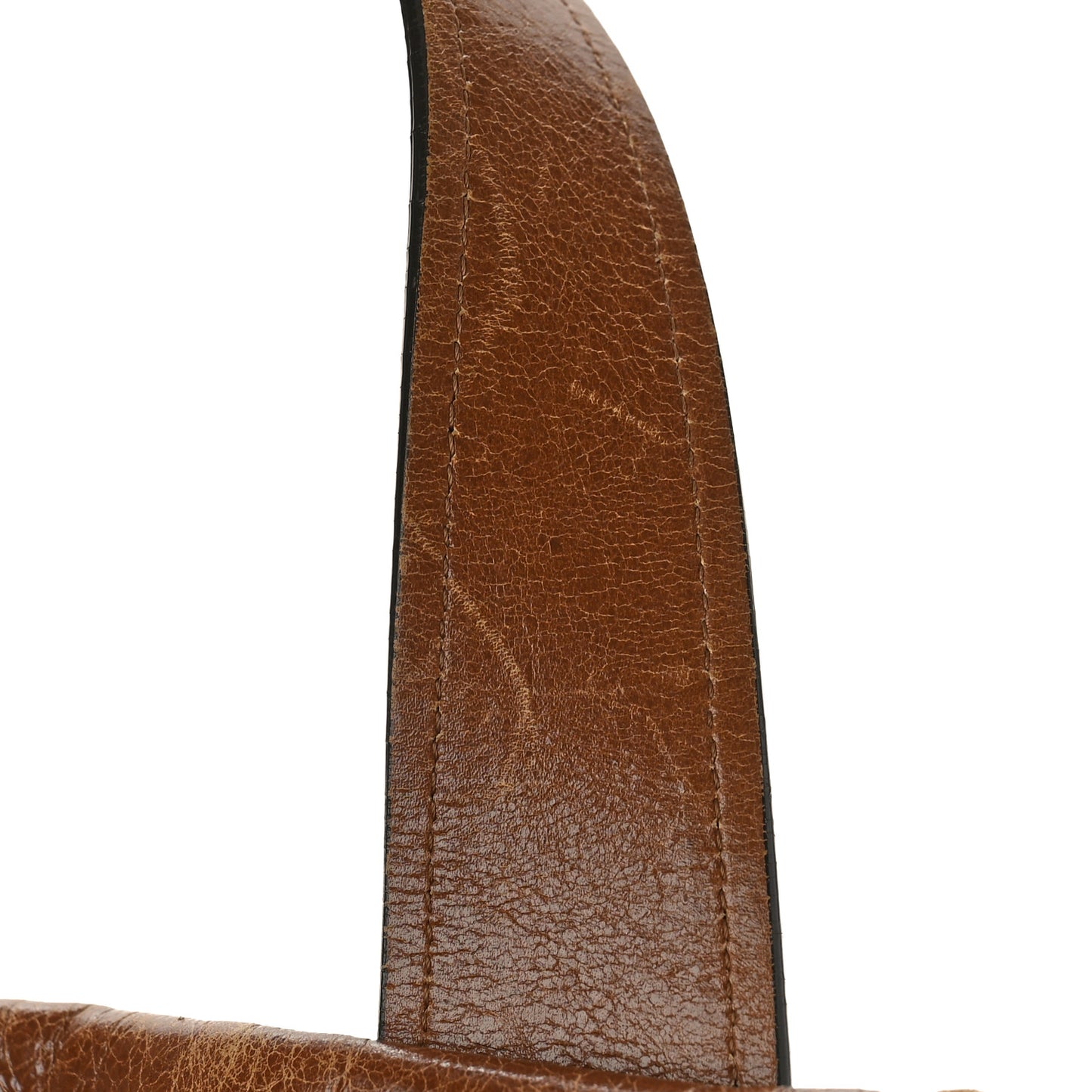 Iridescent Calfskin Large In The Mix Tote Light Brown