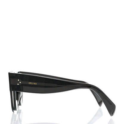 Celine Acetate Petra Sunglasses CL41447/S Transparent Black 3 of 8