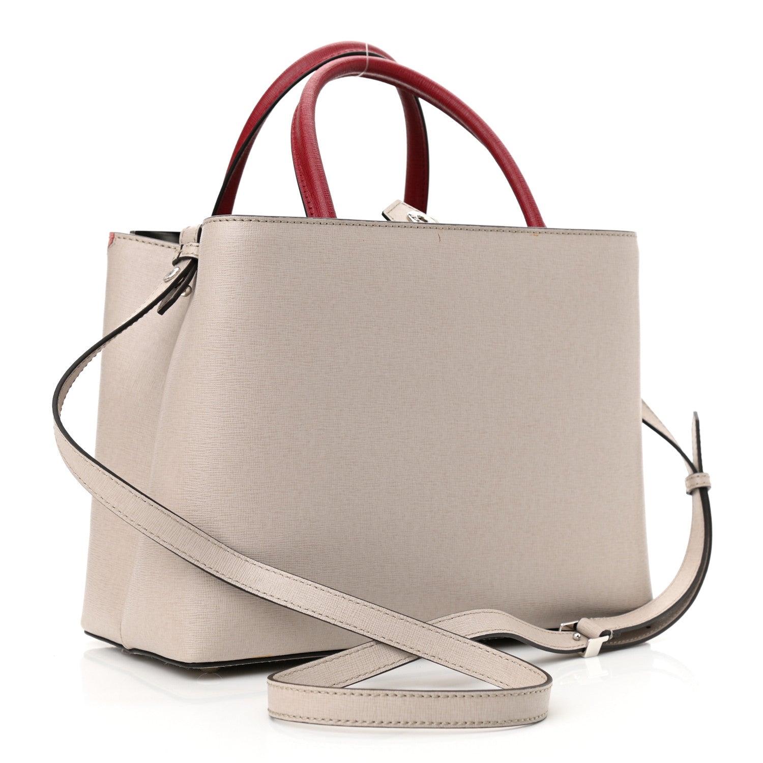 Fendi Vitello Elite Monster Petite 2Jours Tote Polvere Ribes Multicolor 3 of 10