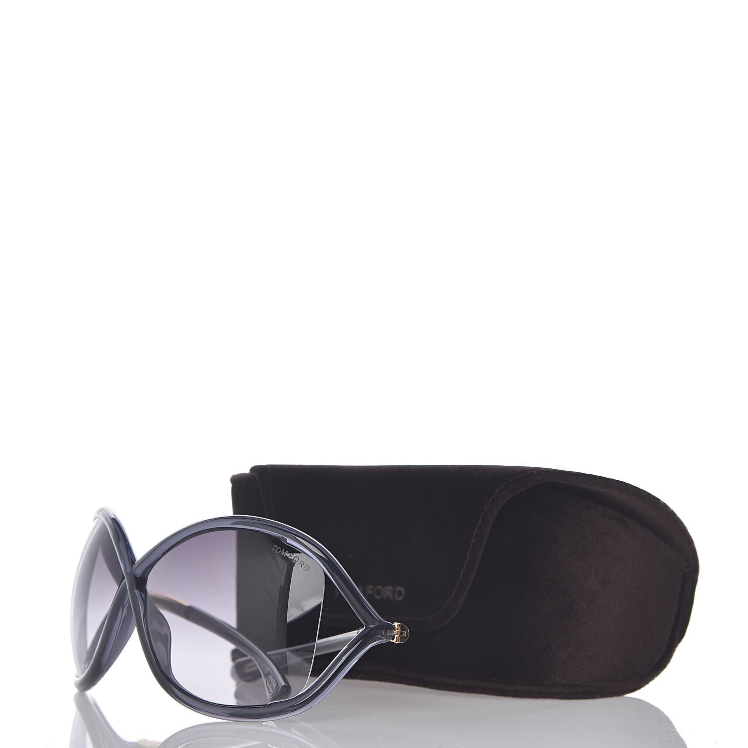 Tom Ford Acetate Whitney Crossover Sunglasses TF9 Dark Grey 9 of 9