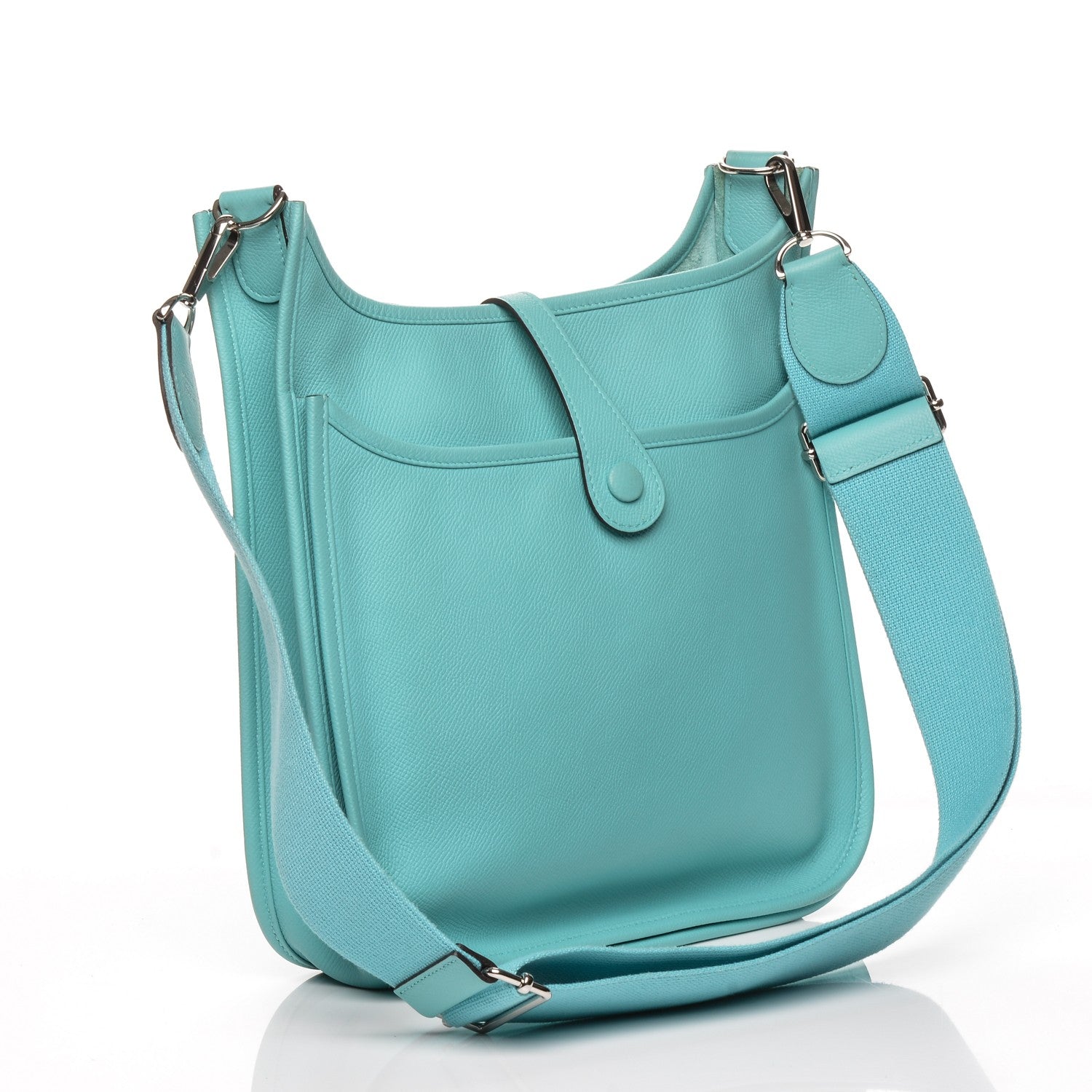 Hermes Epsom Evelyne III PM Bleu Atoll 3 of 8