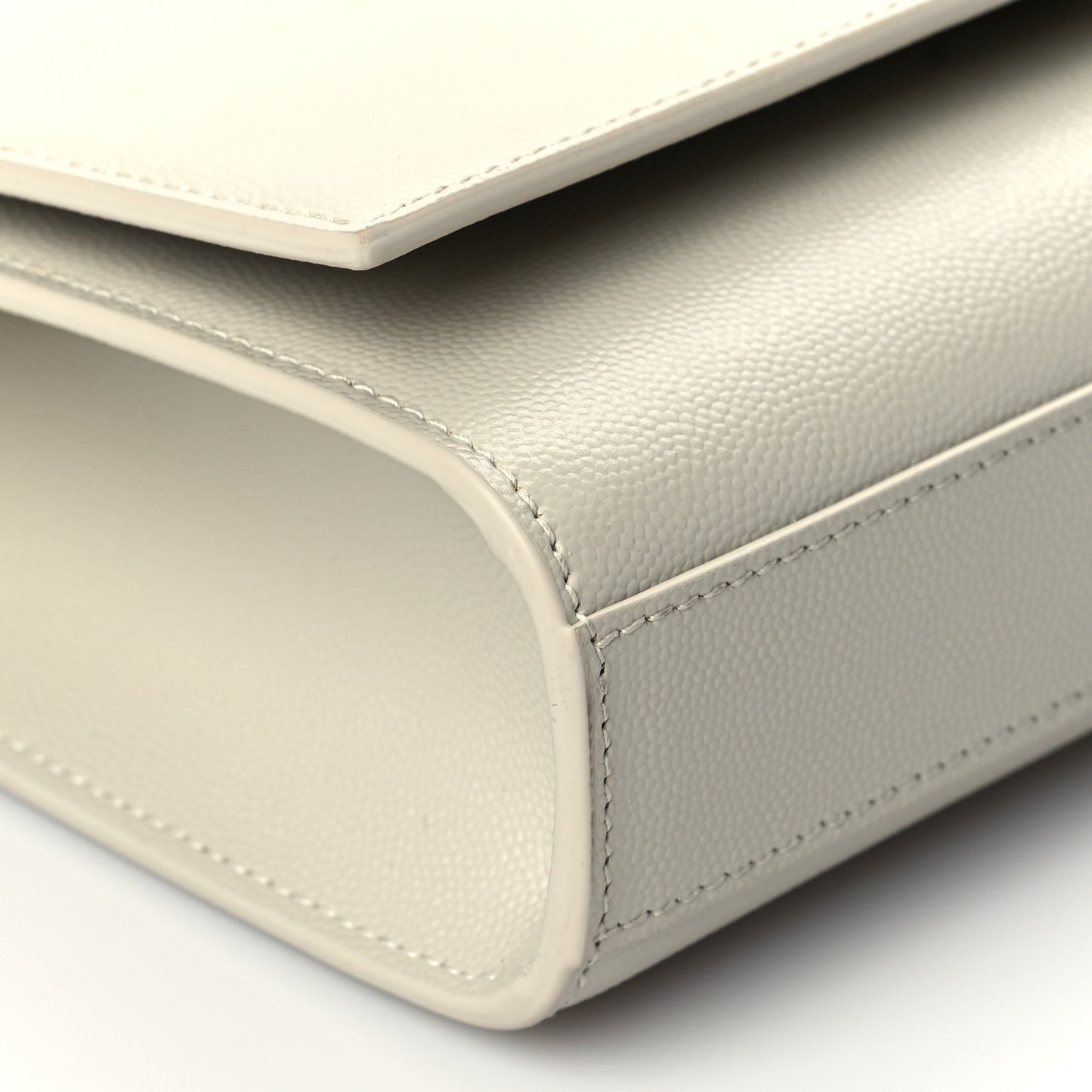 Grain De Poudre Medium Classic Monogram Kate Satchel Crema Soft