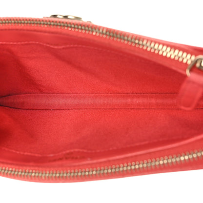 Chanel Lambskin Quilted Small Boy Clutch With Chain Coral 5 of 9