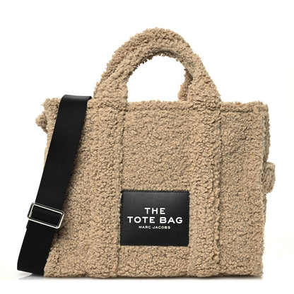 Marc Jacobs Polyester Cotton Medium The Teddy Traveler Tote Bag Beige 1 of 15