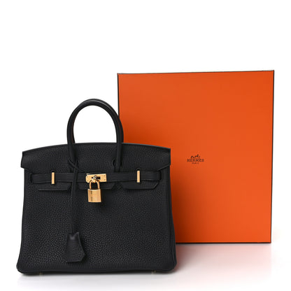 Hermes Togo Birkin 25 Black 9 of 9