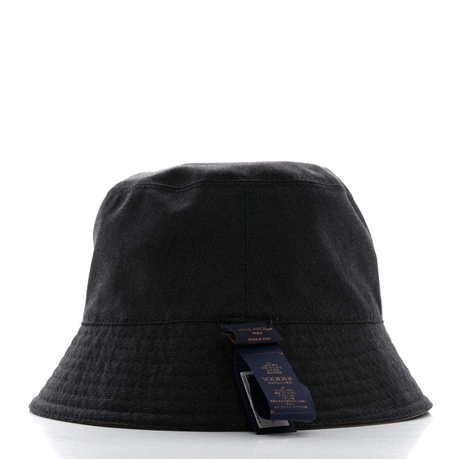 Louis Vuitton Nylon Wool Monogram Reversible Rain Bucket Hat L Beige 6 of 14