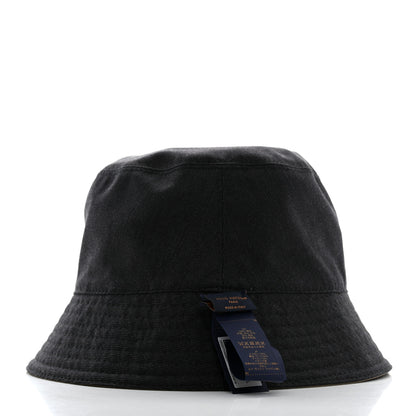 Louis Vuitton Nylon Wool Monogram Reversible Rain Bucket Hat L Beige 6 of 14