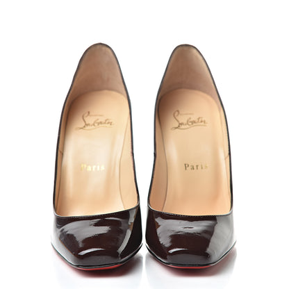 Christian Louboutin Patent Particule 100 Pumps 36.5 Plum 2 of 10