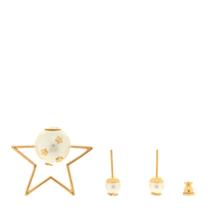 Christian Dior Pearl Star Tribales Earrings 3 of 4