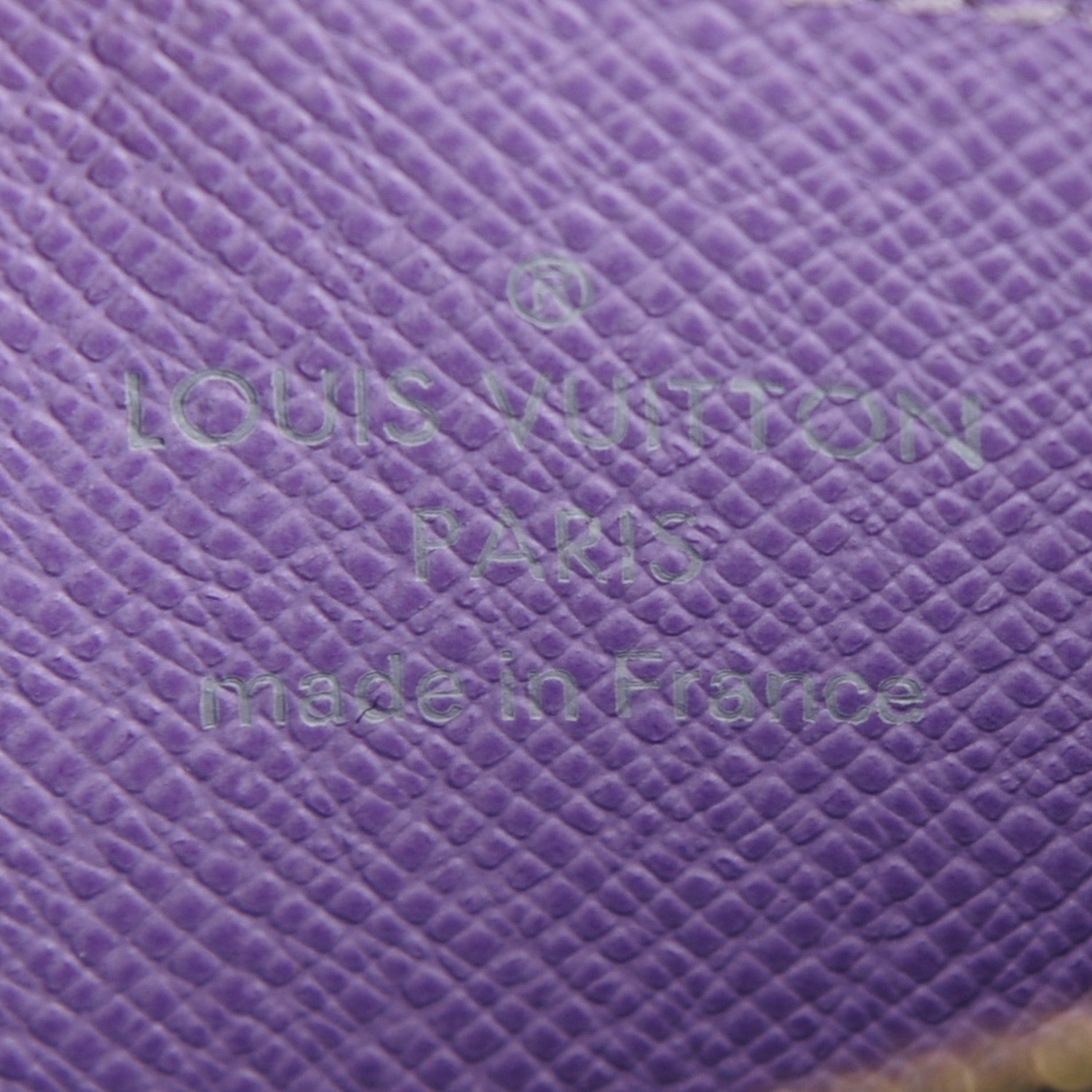 Louis Vuitton Monogram Multicolor Zippy Coin Purse Black Violet 6 of 7