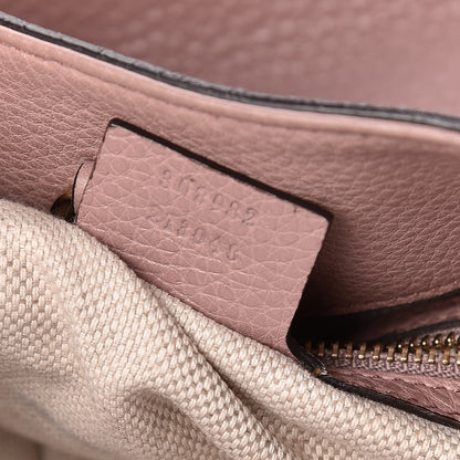 Gucci Pebbled Calfskin Medium Soho Chain Shoulder Bag Dark Cipria 7 of 14