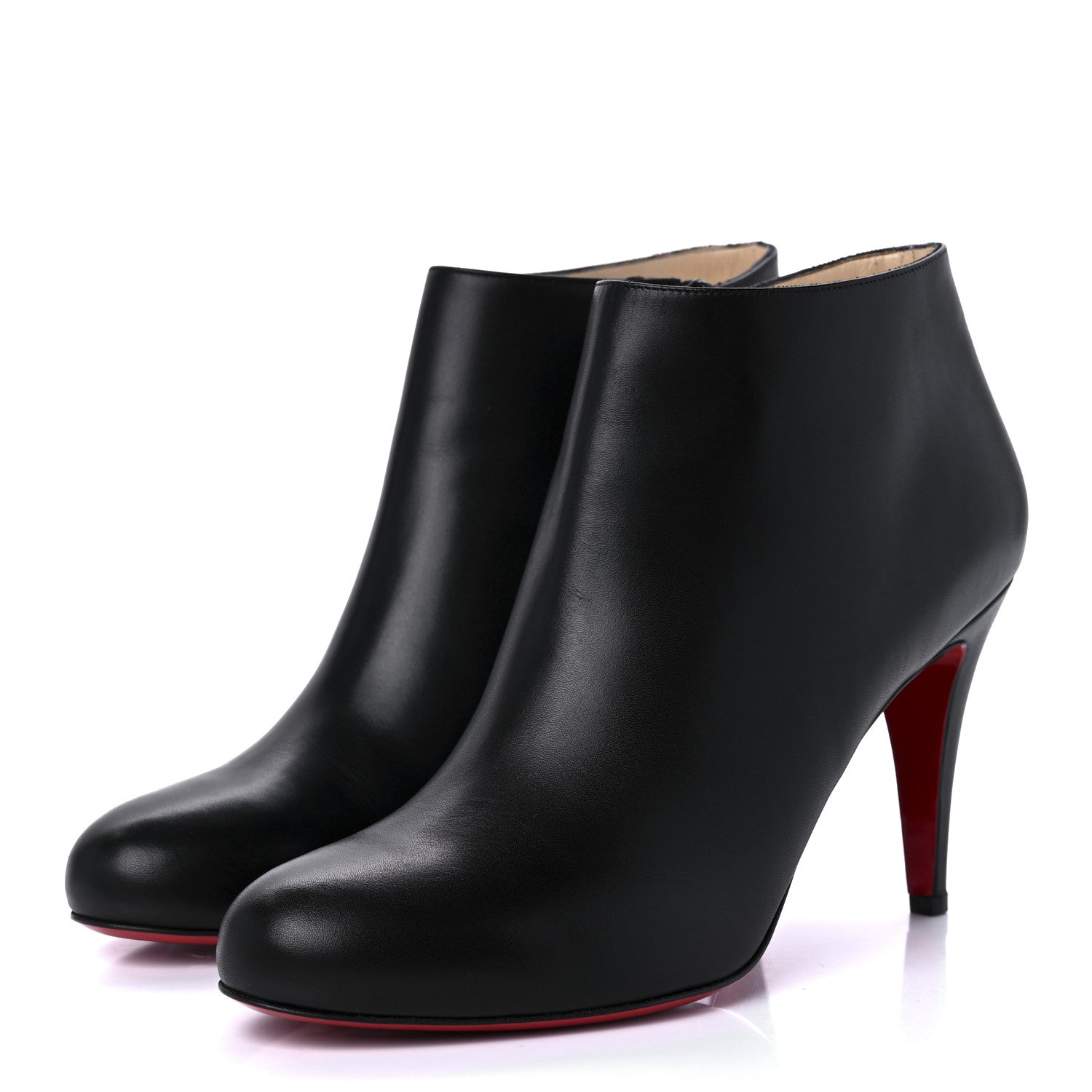 Christian Louboutin Calfskin Belle 85 Ankle Boots 41 Black 3 of 7