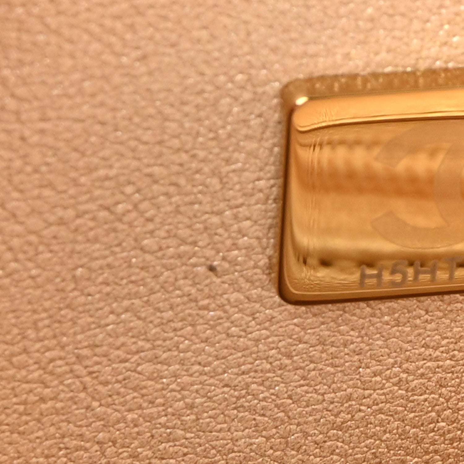Chanel Metallic Mirror Calfskin Large Top Handle Clutch With Chain Light Gold 13 of 19
