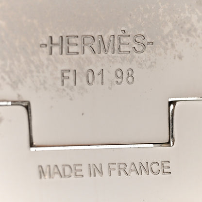 Hermes Enamel Wide Clic Clac H Bracelet GM White 4 of 6