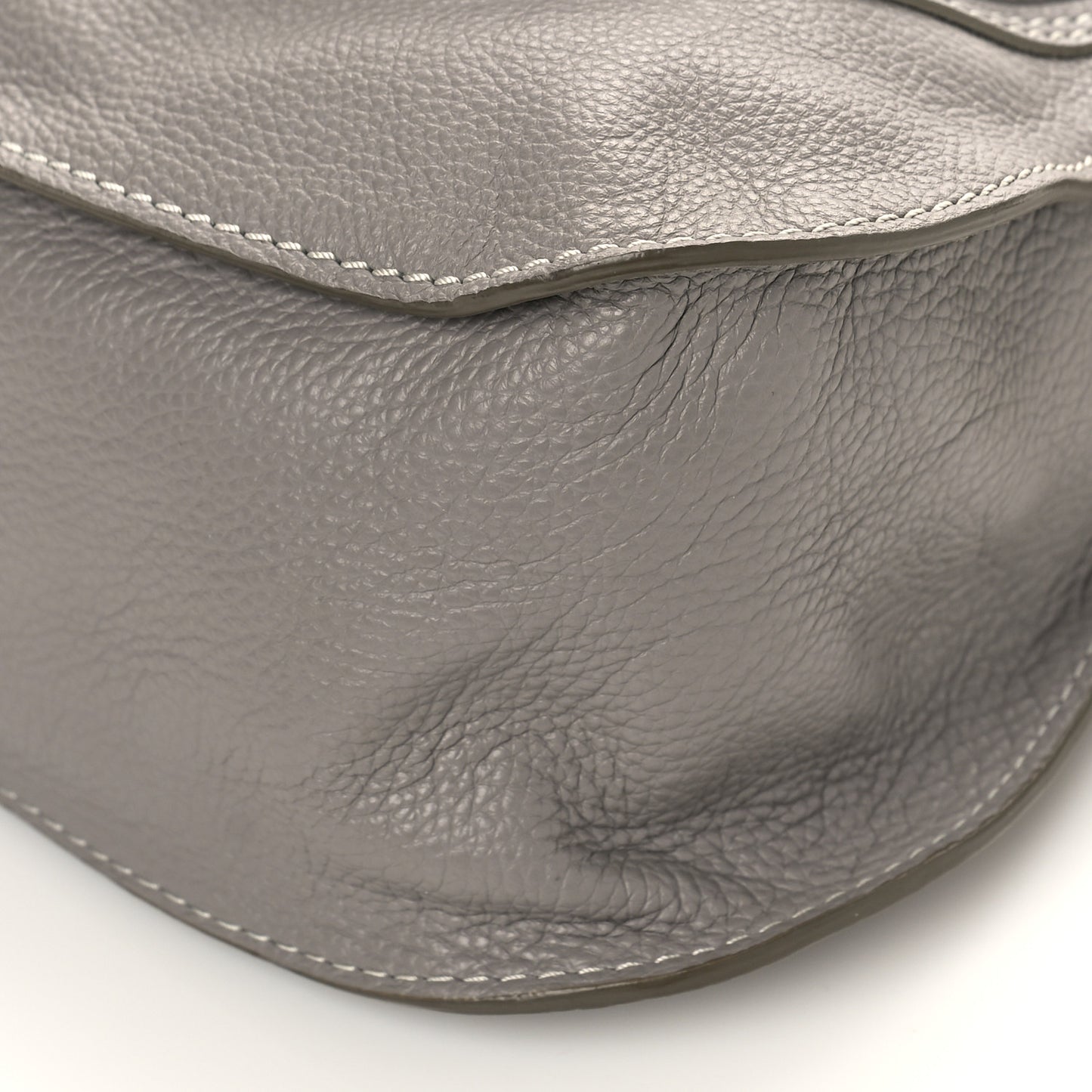 Calfskin Small Marcie Satchel Cashmere Grey