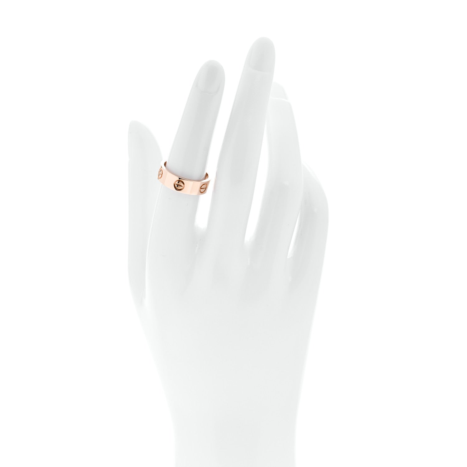 Cartier 18K Pink Gold 5.5mm LOVE Ring 53 6.5 2 of 5