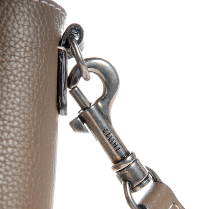 Celine Drummed Leather Nano Luggage Souris 8 of 8