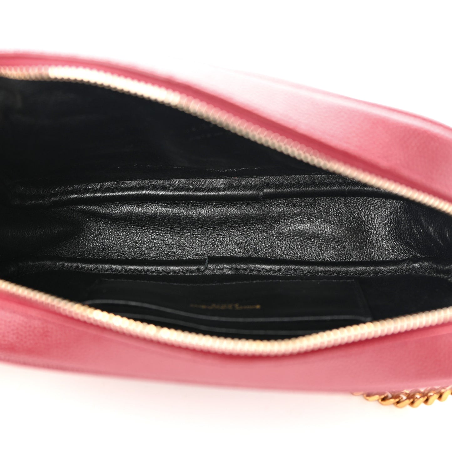 Grain De Poudre Matelasse Monogram Mini Lou Camera Bag Opyum Red