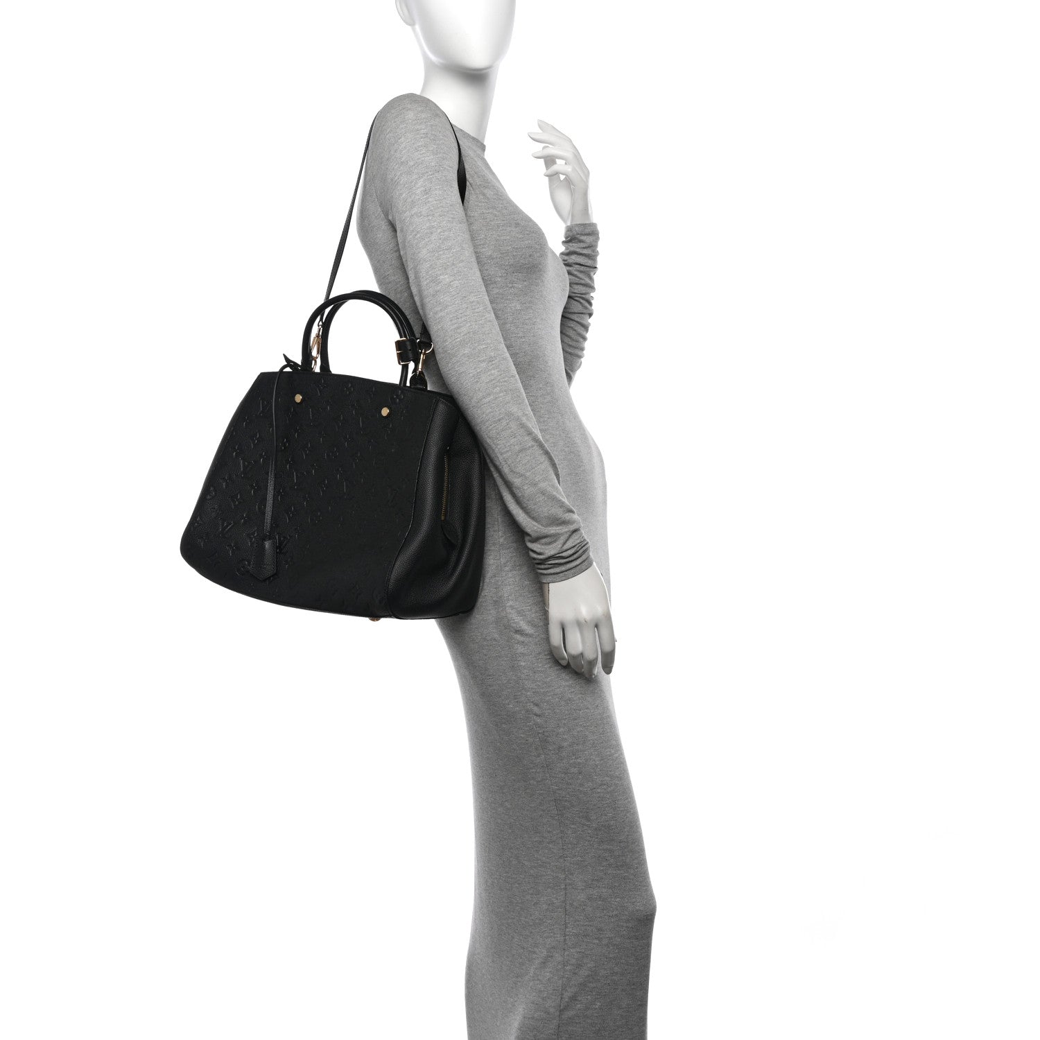 Louis Vuitton Empreinte Montaigne GM Black 2 of 10