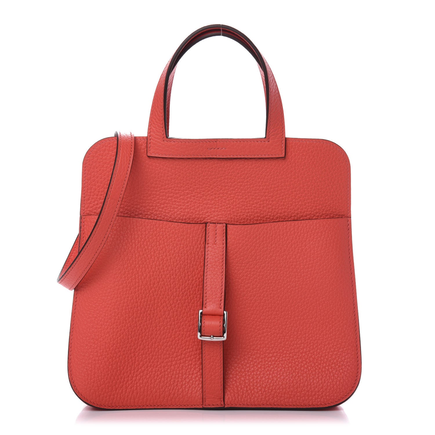 Hermes Taurillon Clemence Halzan 25 Rose Texas 3 of 17