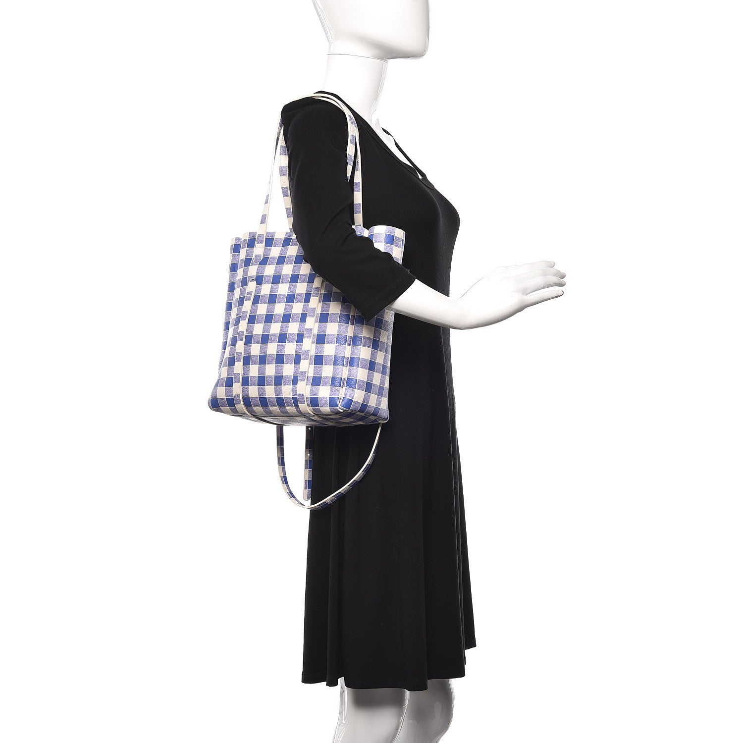 Balenciaga Calfskin Checked XS Everyday Tote 2 of 12