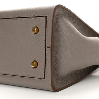 Celine Crisped Calfskin Mini Tie Knot Tote Medium Grey 9 of 10