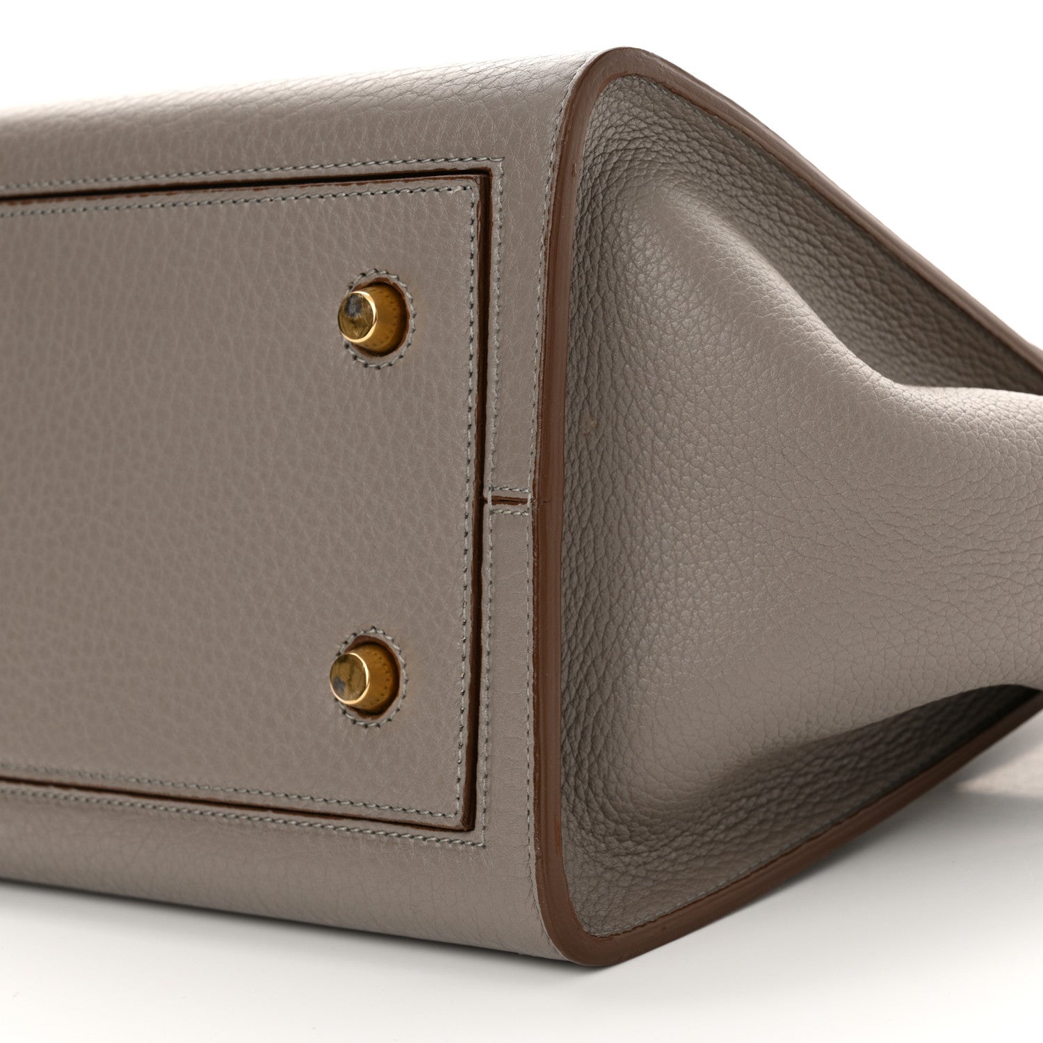 Celine Crisped Calfskin Mini Tie Knot Tote Medium Grey 9 of 10