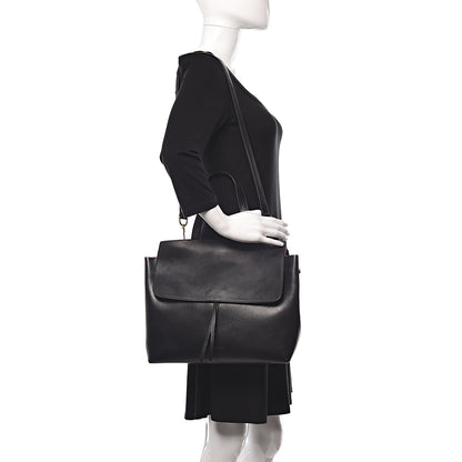 Mansur Gavriel Calfskin Lady Bag Black Flamma 2 of 9