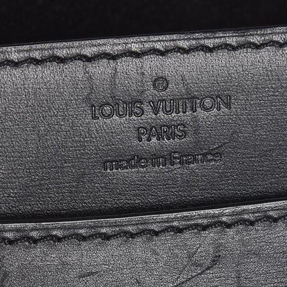 Louis Vuitton Calfskin Chain Louise MM Black 6 of 6