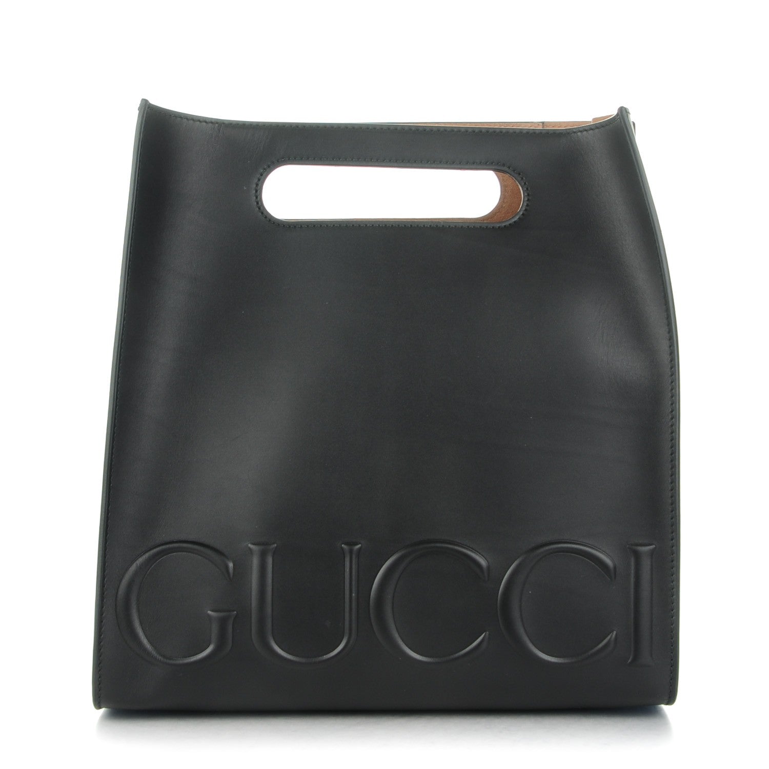 Gucci Calfskin Small XL Tote Black 1 of 6