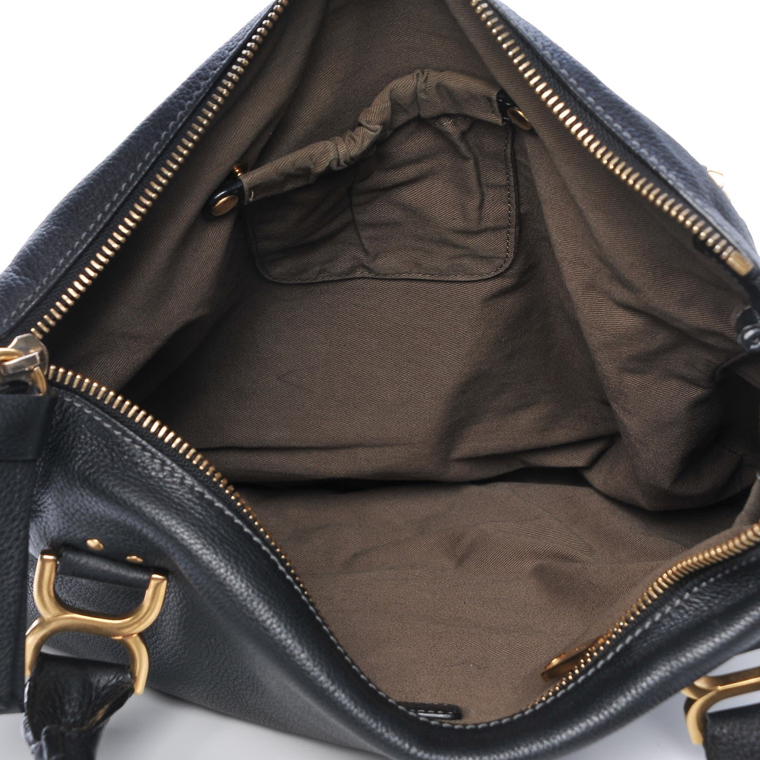 Chloe Calfskin Large Marcie Satchel Black 5 of 8