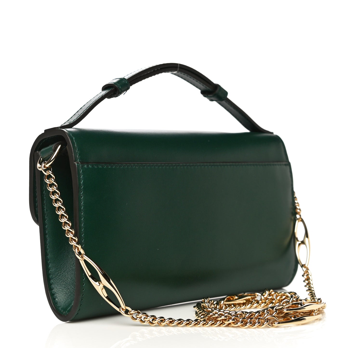 Smooth Calfskin Mini Zumi Shoulder Bag Vintage Green