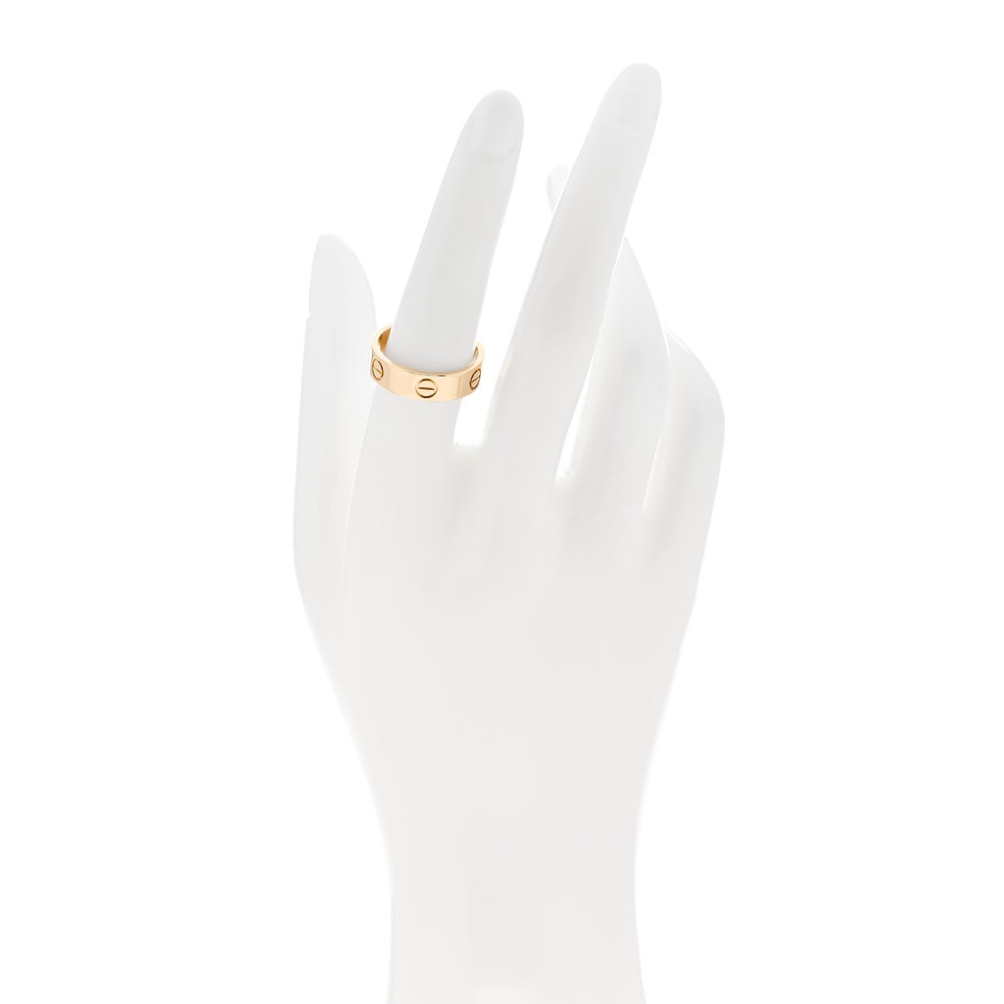 18K Yellow Gold 5.5mm LOVE Ring 55 7.25