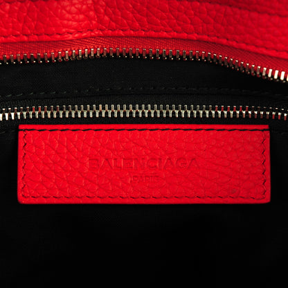 Balenciaga Vibrato Calfskin Classic Silver Hardware City Rouge Cerise 6 of 7