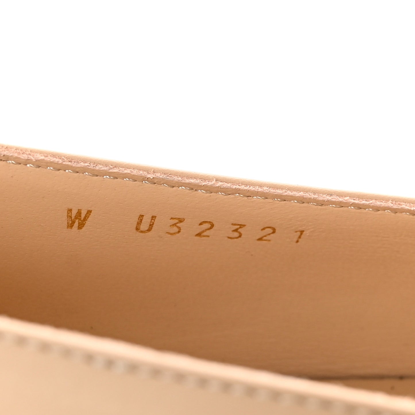Lambskin Cap Toe CC Uniform Ballerina Flats 40 Beige Black