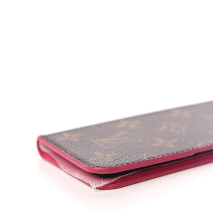 Louis Vuitton Monogram iPhone X Folio Case Rose Pop 8 of 9