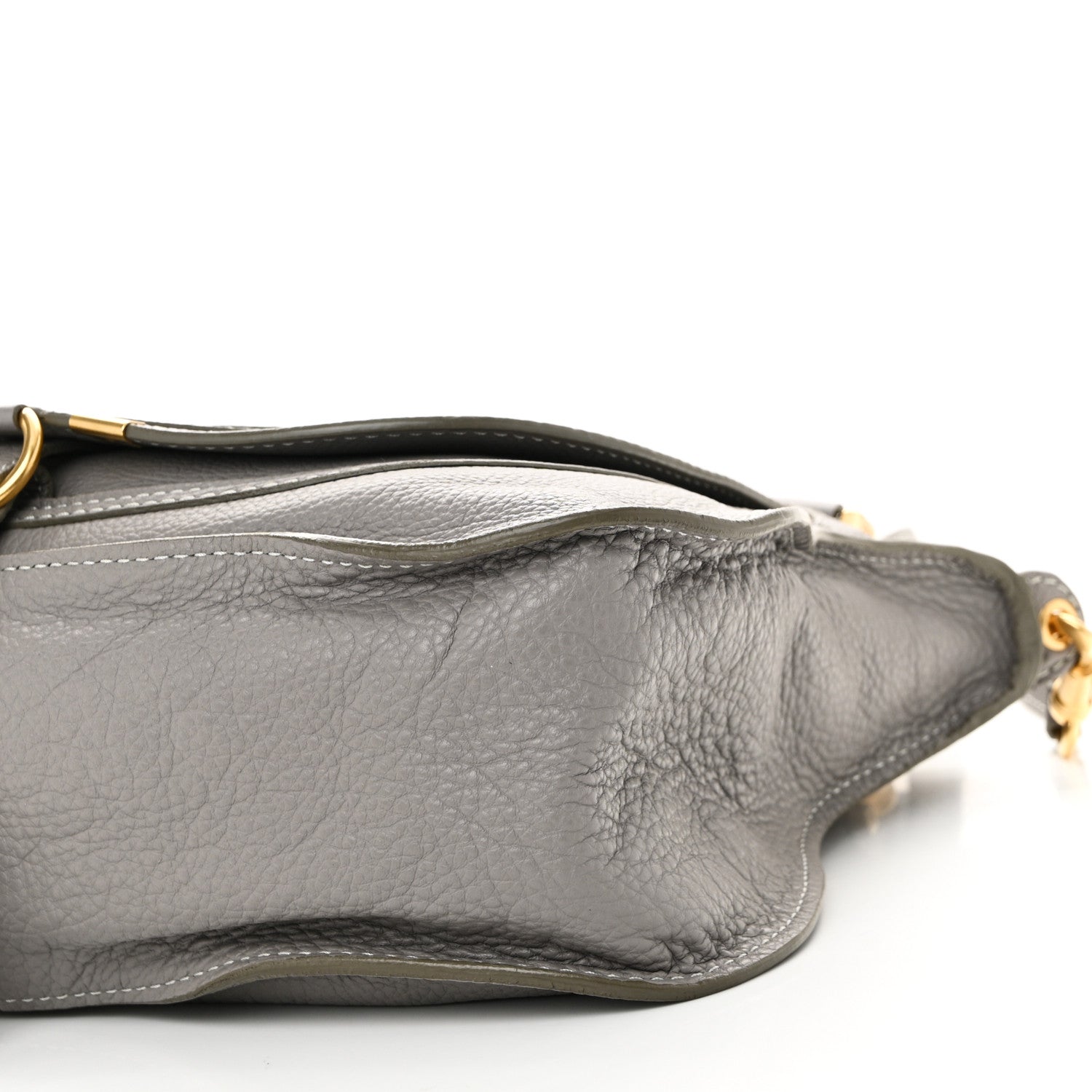 Chloe Calfskin Medium Marcie Satchel Cashmere Grey 9 of 9