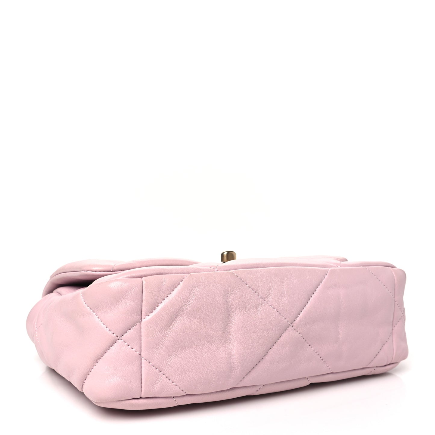 Lambskin Quilted Medium Chanel 19 Flap Light Pink