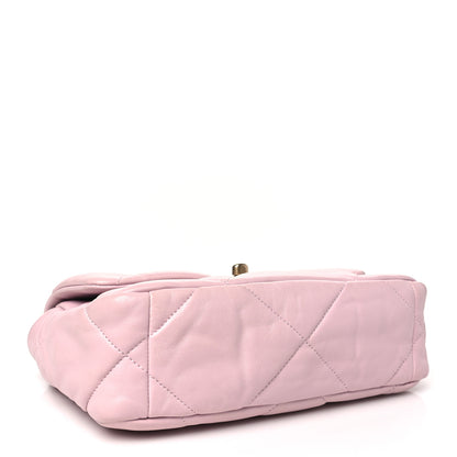 Chanel Lambskin Quilted Medium Chanel 19 Flap Light Pink 4 of 10